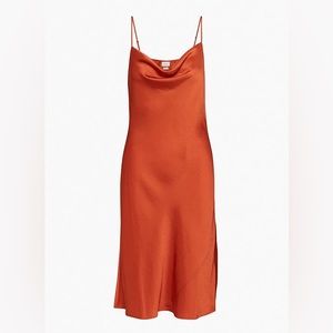 Aritzia Wilfred ONLY COWLNECK SLIP DRESS